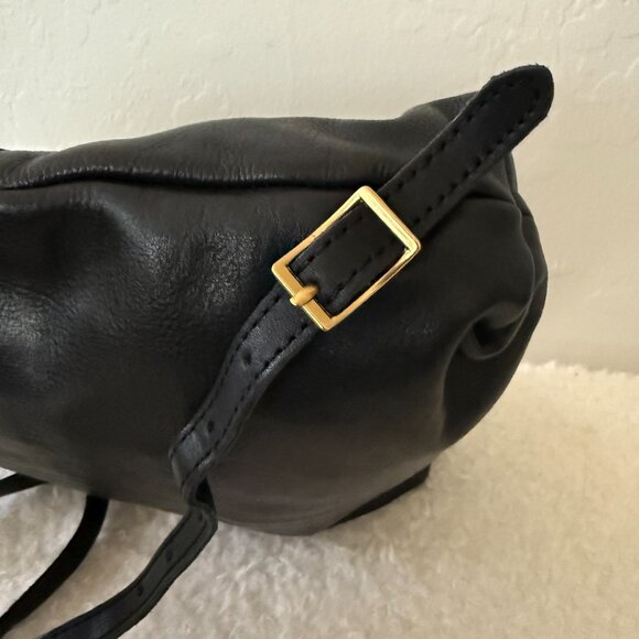 Margot New York Leather "Camille" Backpack BLACK - Picture 7 of 16